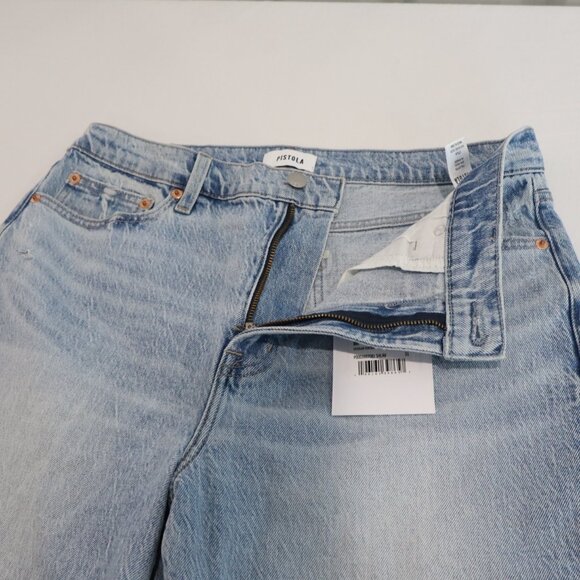 Pistola Womens Bri High Rise Slim Straight Ankle Jeans Light Wash Size 31 NWT - Picture 7 of 10